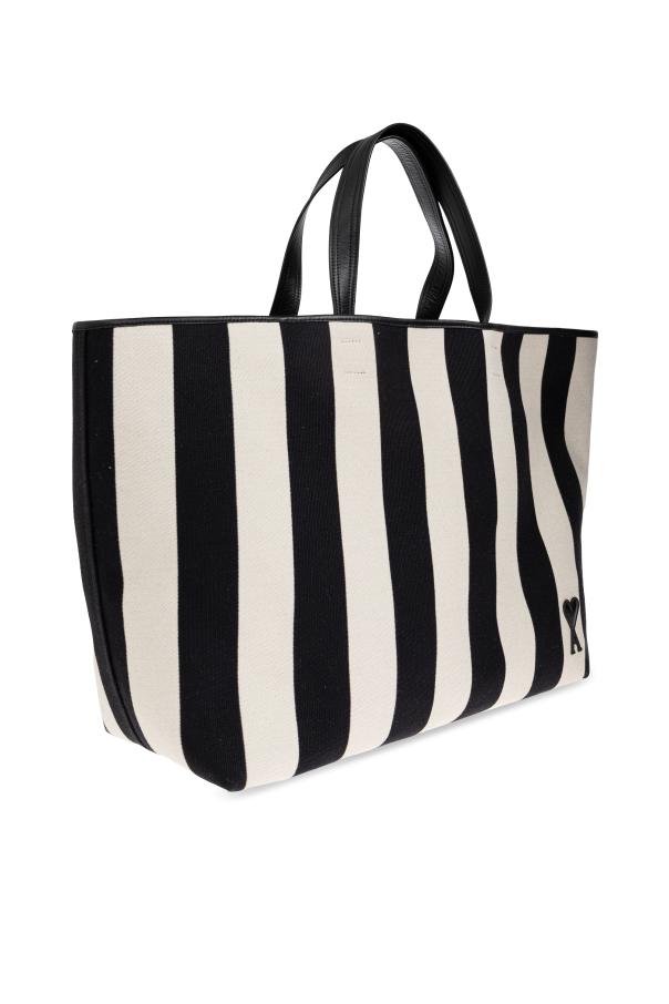Ami Alexandre Mattiussi cream ‘Ami de Coeur’ Shopper Bag 5