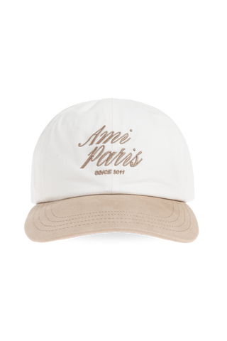 Ami Alexandre Mattiussi WHITE Baseball cap 1