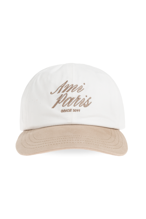 Ami Alexandre Mattiussi WHITE Baseball cap 1