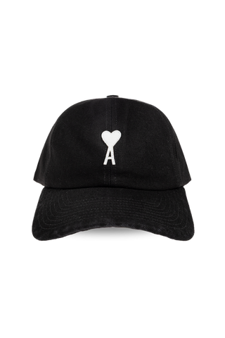 Ami Alexandre Mattiussi BLACK Baseball cap 1