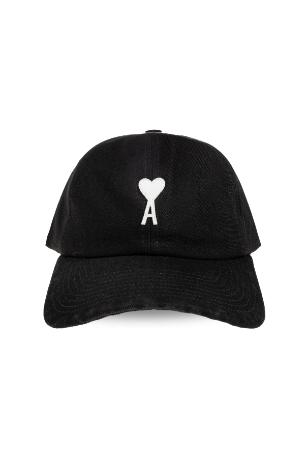Ami Alexandre Mattiussi BLACK Baseball cap 1