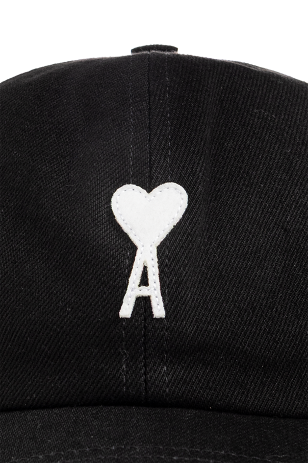 Ami Alexandre Mattiussi BLACK Baseball cap 5