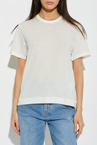 Ami Alexandre Mattiussi WHITE T-shirt with embroidered logo 3