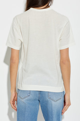 Ami Alexandre Mattiussi WHITE T-shirt with embroidered logo 4