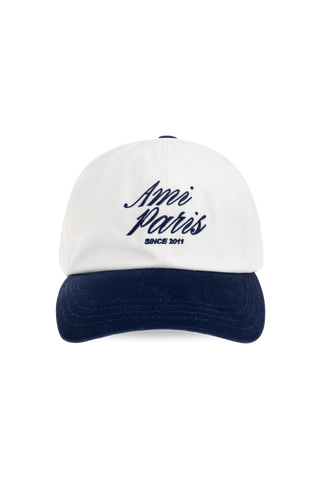 Ami Alexandre Mattiussi WHITE Baseball cap 1