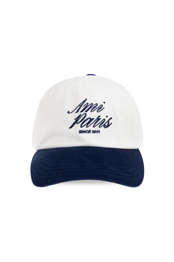 Ami Alexandre Mattiussi WHITE Baseball cap 1