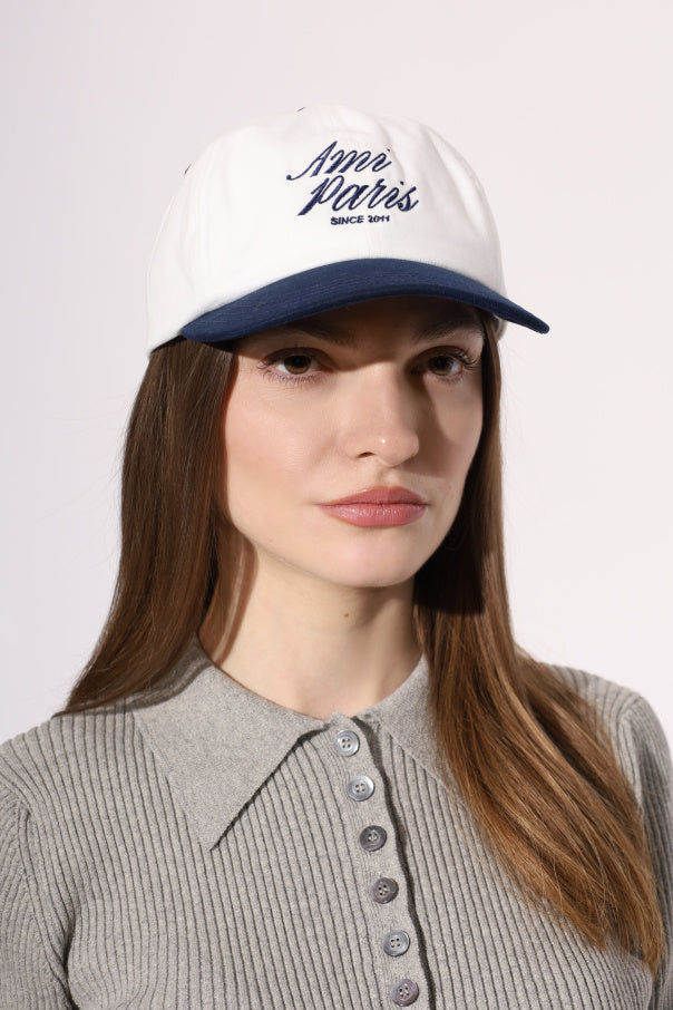 Ami Alexandre Mattiussi WHITE Baseball cap 2