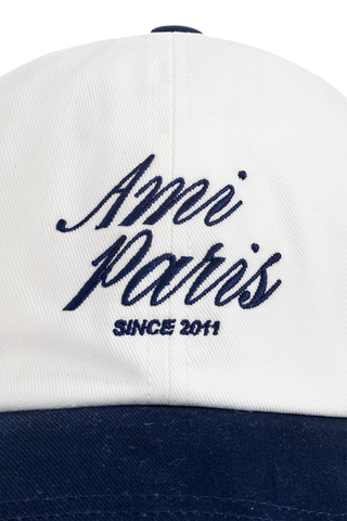 Ami Alexandre Mattiussi WHITE Baseball cap 5