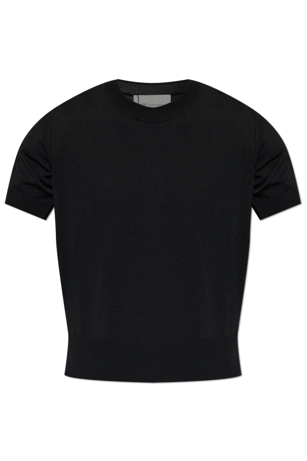 Ami Alexandre Mattiussi BLACK Crew neck T-shirt 1