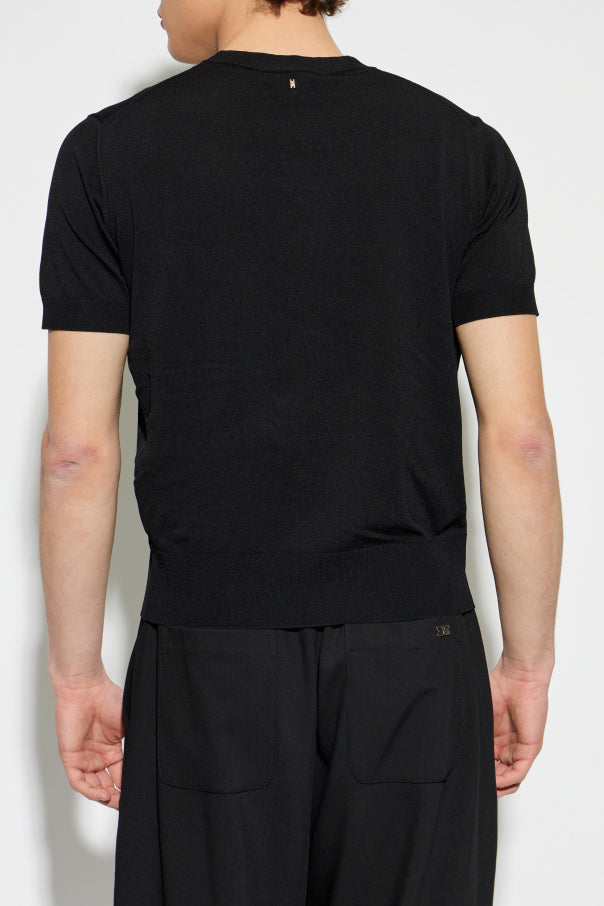 Ami Alexandre Mattiussi BLACK Crew neck T-shirt 4