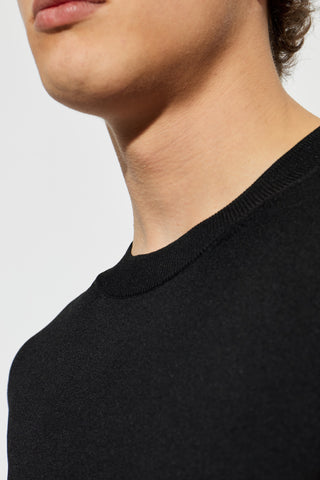 Ami Alexandre Mattiussi BLACK Crew neck T-shirt 5