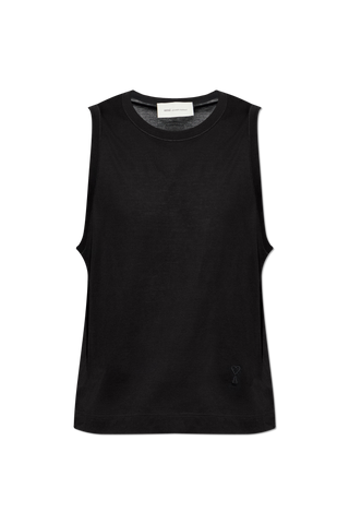 Ami Alexandre Mattiussi BLACK Sleeveless T-shirt 1