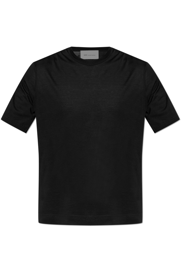 Ami Alexandre Mattiussi BLACK Crew neck T-shirt 1