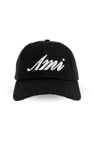 Ami Alexandre Mattiussi BLACK Baseball cap 1