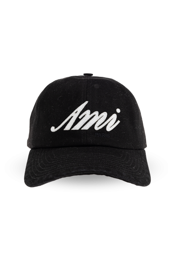 Ami Alexandre Mattiussi BLACK Baseball cap 1