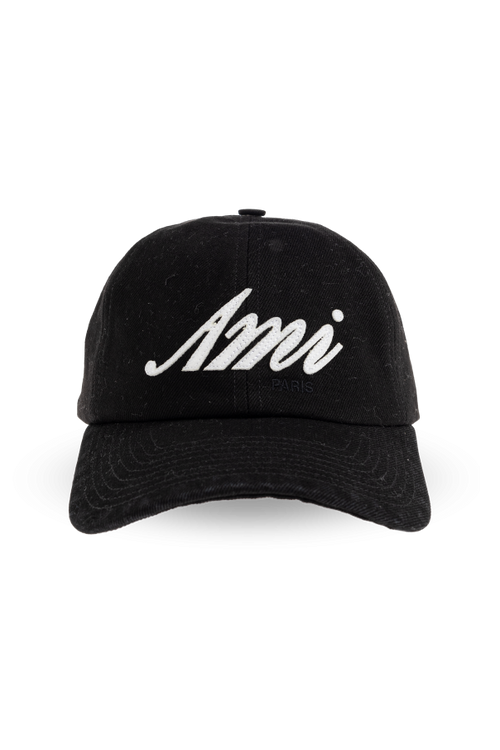 Ami Alexandre Mattiussi BLACK Baseball cap 1