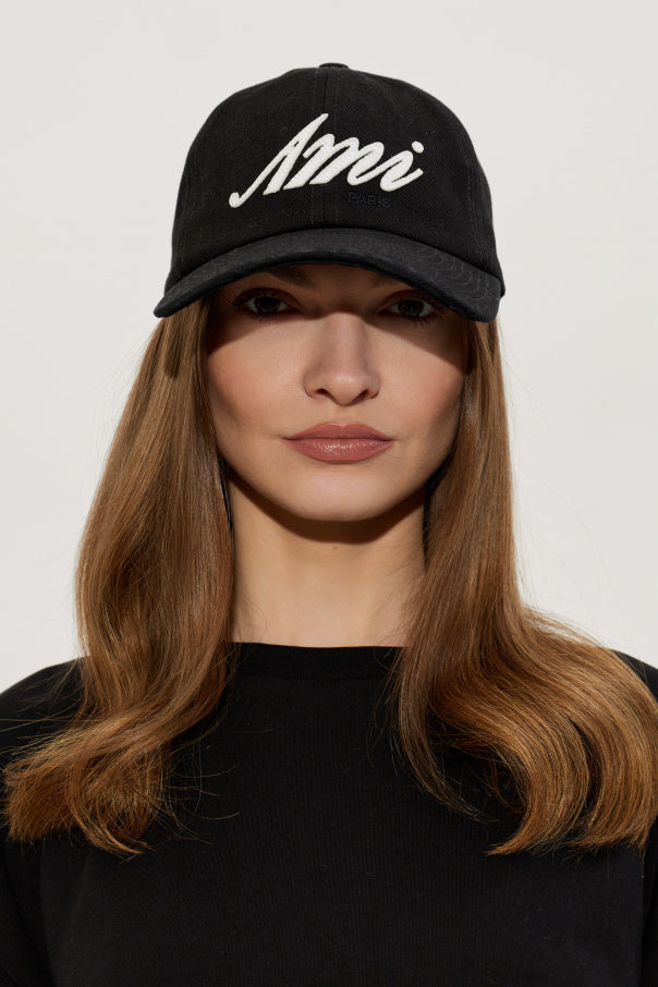 Ami Alexandre Mattiussi BLACK Baseball cap 2