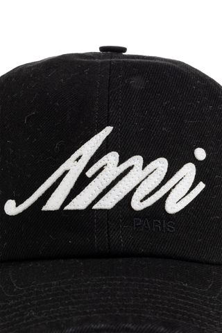 Ami Alexandre Mattiussi BLACK Baseball cap 5