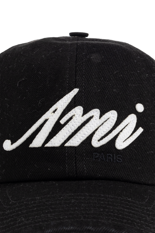 Ami Alexandre Mattiussi BLACK Baseball cap 5