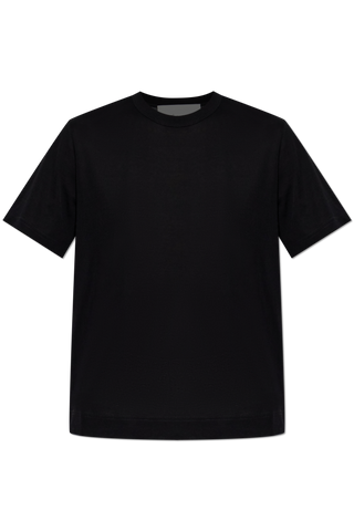 Ami Alexandre Mattiussi BLACK T-shirt with embroidered logo 1