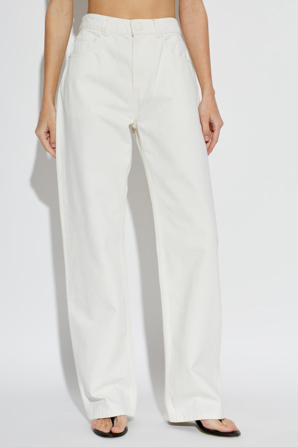 Ami Alexandre Mattiussi WHITE Straight-leg jeans 3