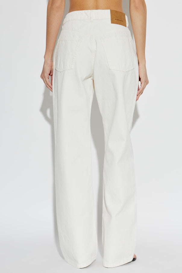 Ami Alexandre Mattiussi WHITE Straight-leg jeans 4
