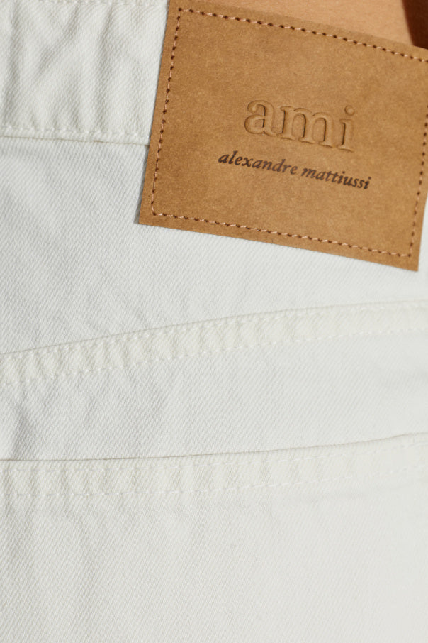 Ami Alexandre Mattiussi WHITE Straight-leg jeans 5