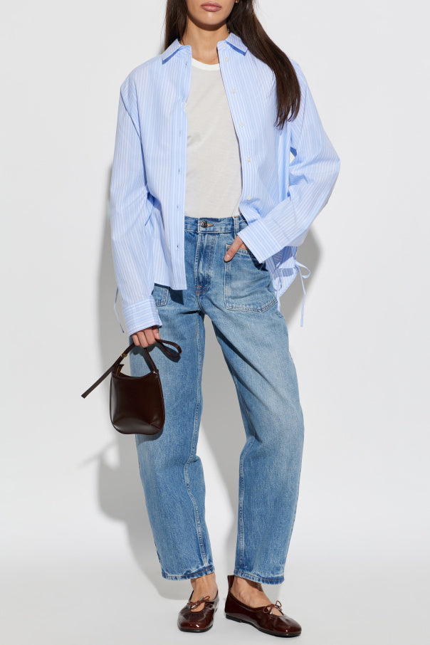 Ami Alexandre Mattiussi WHITE Top with embroidered logo 2