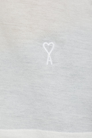 Ami Alexandre Mattiussi WHITE Top with embroidered logo 5