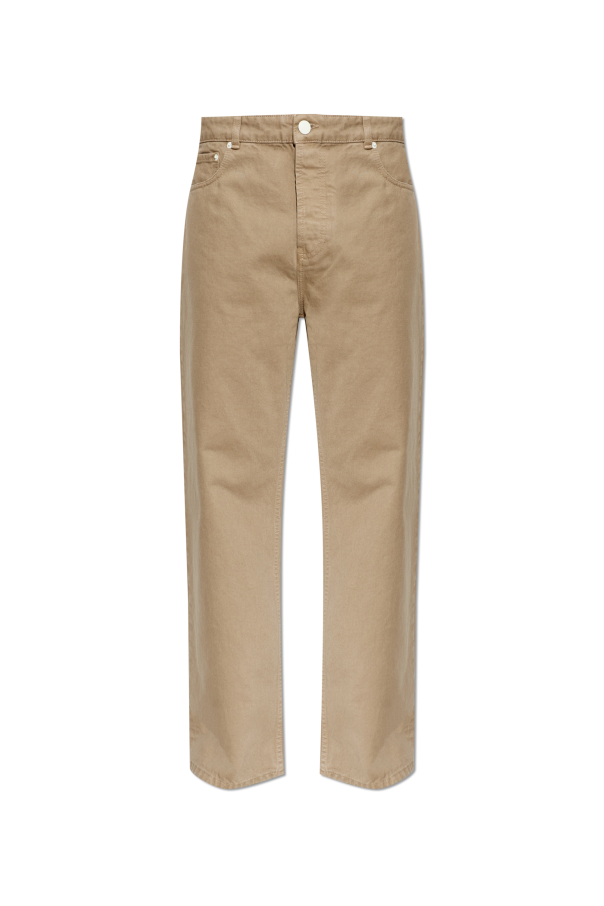 Ami Alexandre Mattiussi BROWN Wide-leg jeans 1