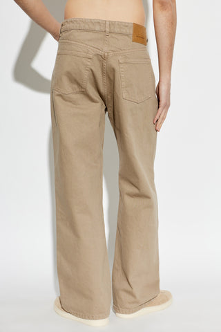 Ami Alexandre Mattiussi BROWN Wide-leg jeans 4