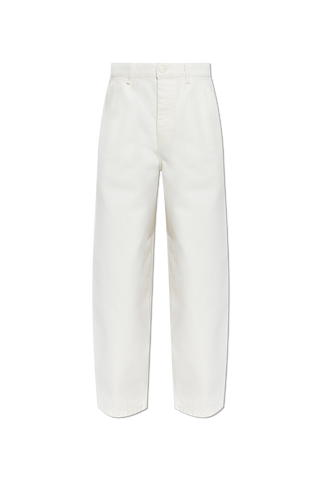 Ami Alexandre Mattiussi cream Wide-leg jeans 1