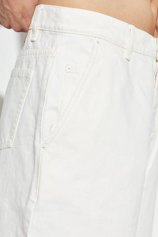 Ami Alexandre Mattiussi cream Wide-leg jeans 5