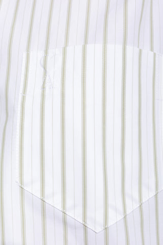 Ami Alexandre Mattiussi WHITE Shirt with a stripe pattern 5