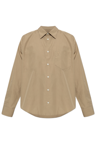 Ami Alexandre Mattiussi beige 'Oversize' type shirt 1