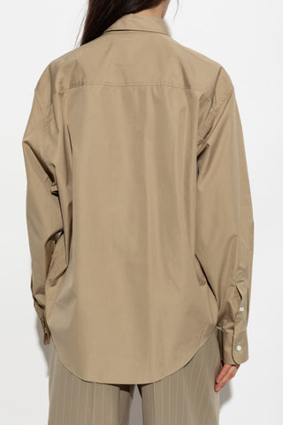 Ami Alexandre Mattiussi beige 'Oversize' type shirt 4