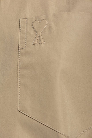 Ami Alexandre Mattiussi beige 'Oversize' type shirt 5