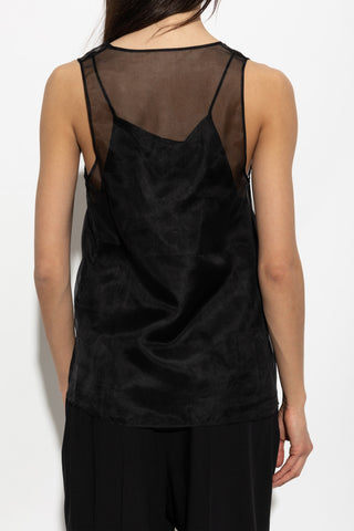 Ami Alexandre Mattiussi BLACK Silk top 4