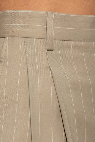 Ami Alexandre Mattiussi beige Wool wide-leg trousers 5