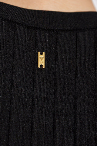 Ami Alexandre Mattiussi BLACK Pleated top 5