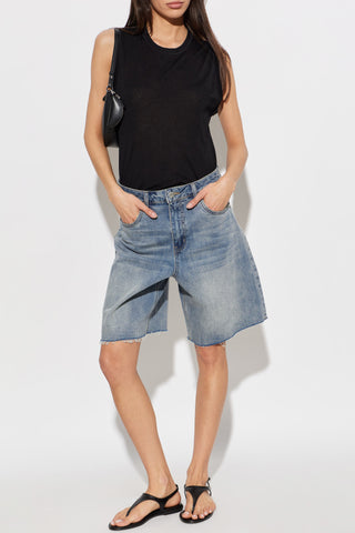 Ami Alexandre Mattiussi BLACK Top with embroidered logo 2