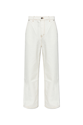 Ami Alexandre Mattiussi WHITE Straight-leg jeans 1