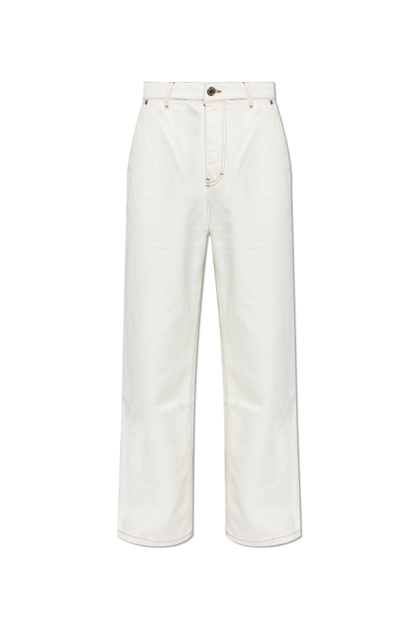 Ami Alexandre Mattiussi WHITE Straight-leg jeans 1