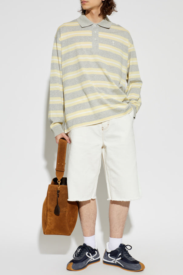 Ami Alexandre Mattiussi GREY Long sleeve polo 2