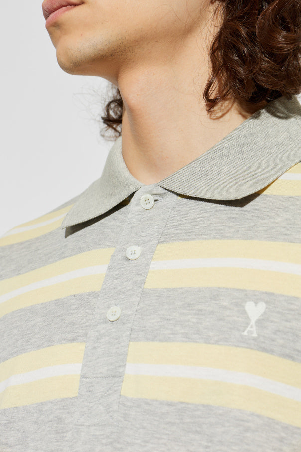 Ami Alexandre Mattiussi GREY Long sleeve polo 5