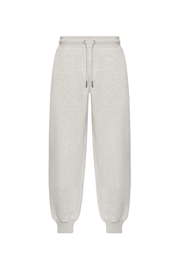 Ami Alexandre Mattiussi GREY Sweatpants with embroidered logo 1