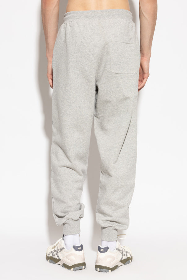 Ami Alexandre Mattiussi GREY Sweatpants with embroidered logo 4