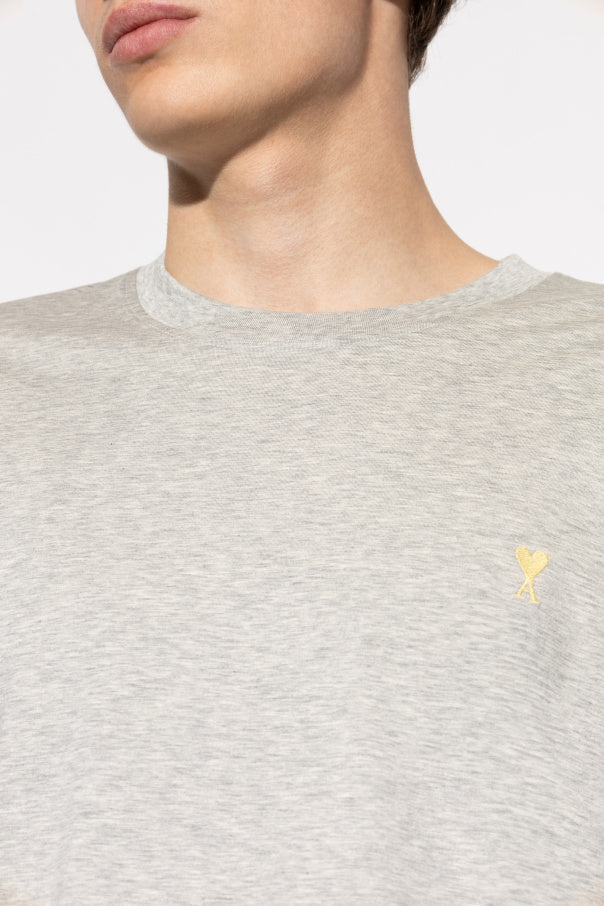 Ami Alexandre Mattiussi GREY Long-sleeve T-shirt 5