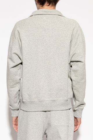 Ami Alexandre Mattiussi GREY Sweatshirt with embroidered logo 4