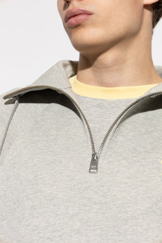 Ami Alexandre Mattiussi GREY Sweatshirt with embroidered logo 5